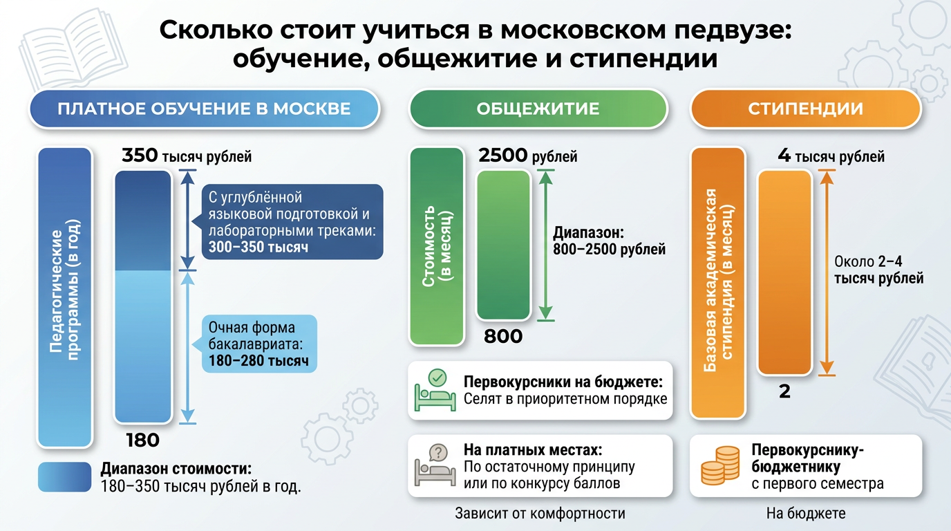 Сколько стоит учиться в педвузе
